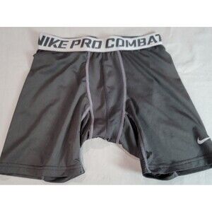 Men’s Compression Shorts Black Athletic Training Base layer Large gym running